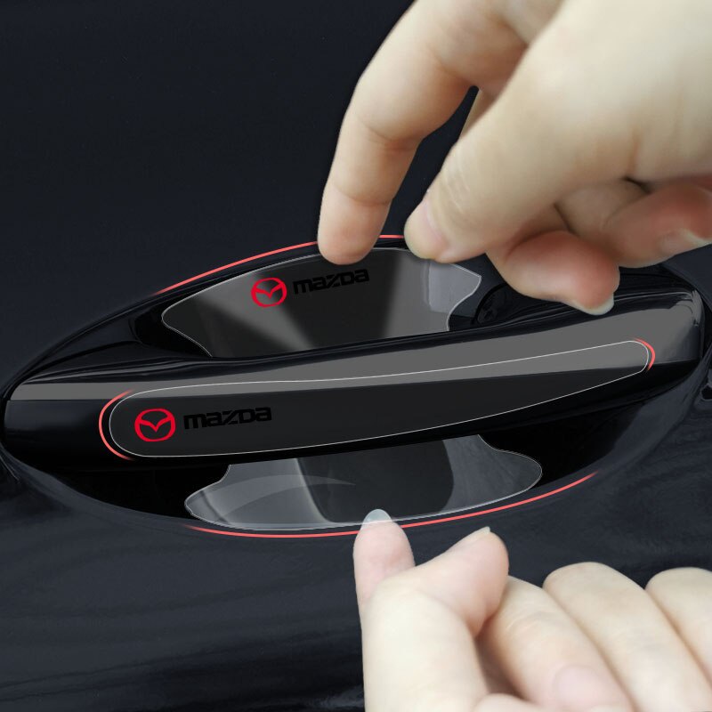 Miếng Dán Trong Suốt Bảo Vệ Chống Trầy Cho Tay Nắm Cửa Xe Hơi Mazda 2 3 5 6 Mazda CX 5 CX30 RX8