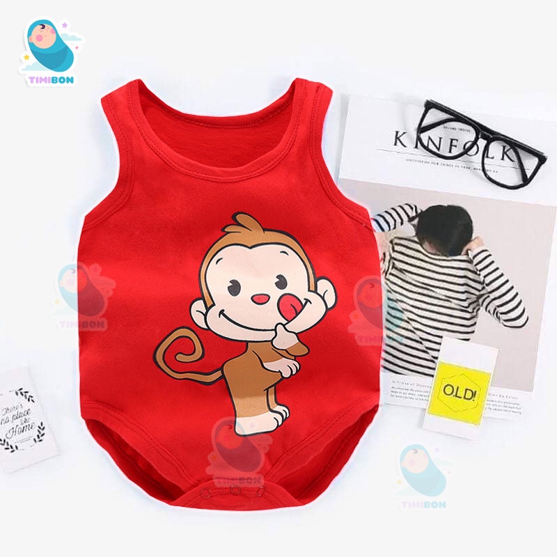 Body Chip Sát Nách Cho Bé Chất Cotton Mềm Mịn Mẫu Bodysuit Quần Áo Sơ Sinh Bé Trai Bé Gái Siêu Dễ Thương - [BDCHIP1]