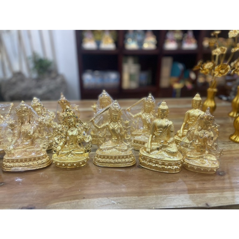 Tượng Phật Mật Tông 15cm Đồng mạ vàng