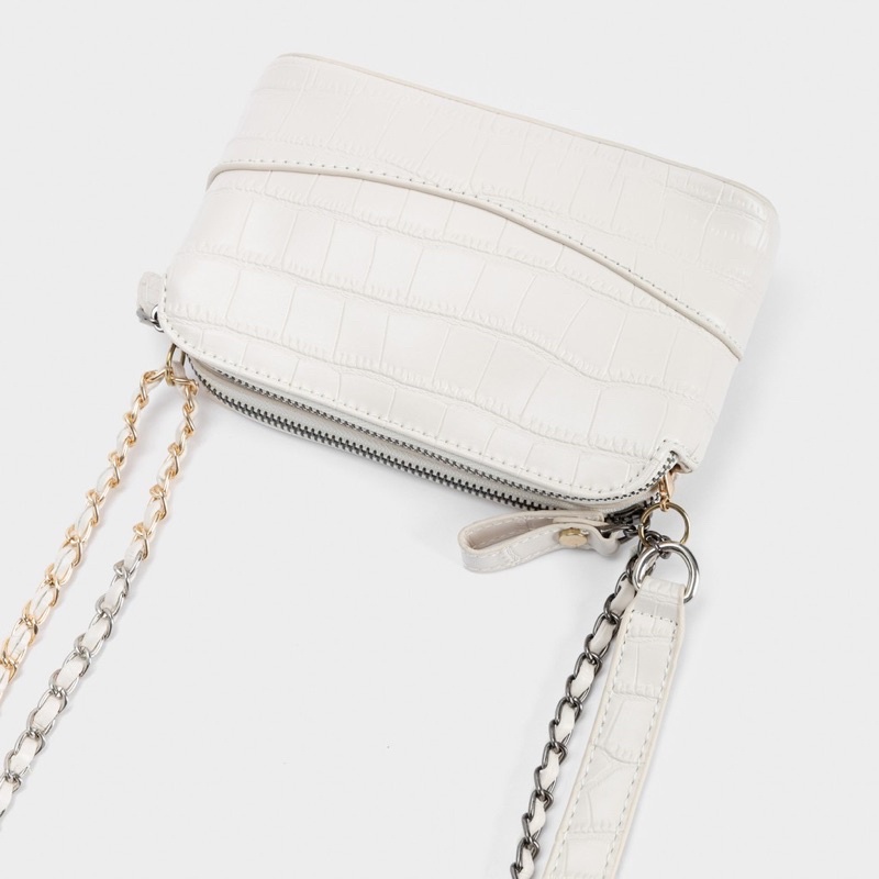 Túi Xách Nữ Hobo Trần Trám Dây Kép Bản Da Rắn - HB1125