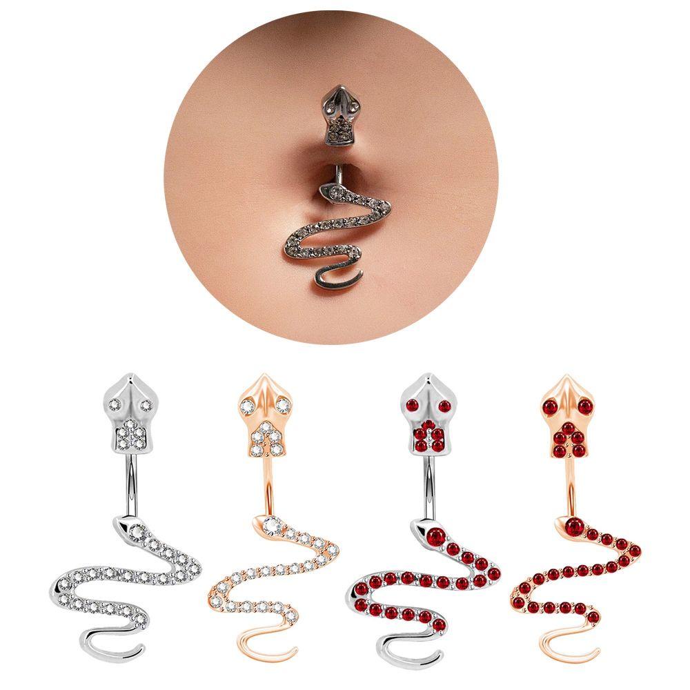 Khuyên Rốn Hình Rắn Ngọt Ngào Cho Nữ|Khuyên Rốn Phong Cách Hàn Quốc Cá Tính