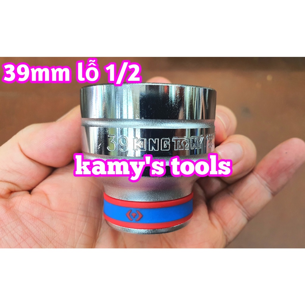 Đầu tuýp đầu khẩu 39mm 1/2 inch Kingtony mở nồi xe tay ga model 433539M