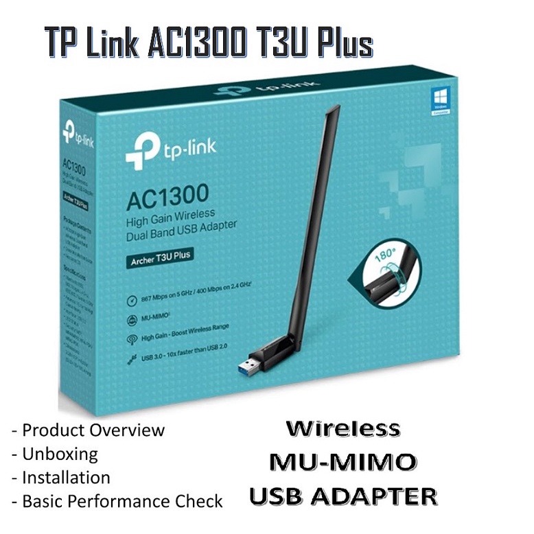 [Mã 99ELHA giảm 7% đơn 300K] Cạc Mạng Không Dây USB TP-Link Archer T3U Plus AC1300