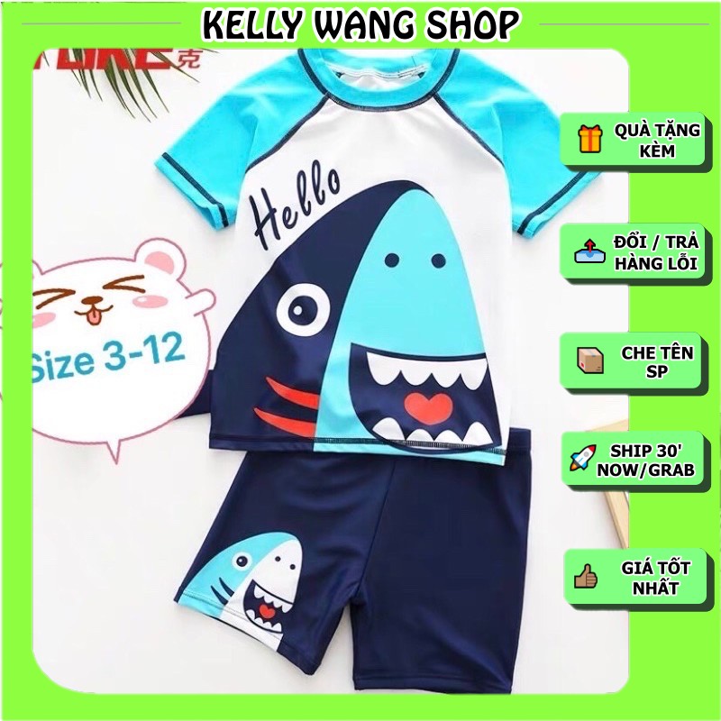 ( Size 09-32 kg) Đồ bơi bé trai - đồ bơi bé trai dễ thương - Kelly Wang