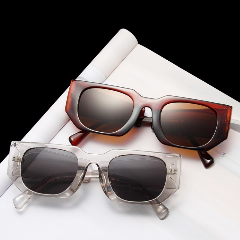 Kính Mát Gọng Chữ Nhật Nhiều Màu Sắc Phong Cách Hip Hop Thời Trang