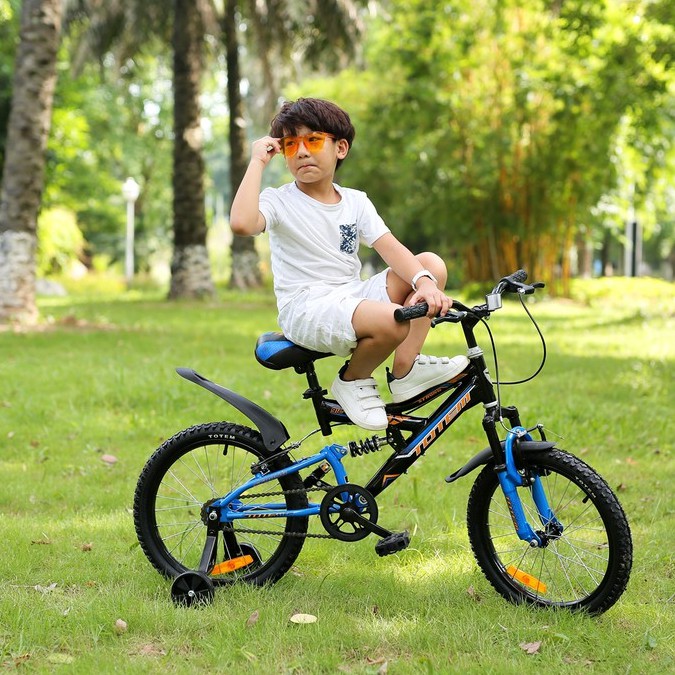 Xe đạp trẻ em💕𝑭𝑹𝑬𝑬𝑺𝑯𝑰𝑷💕 Xe đạp TOTEM 912_ 18 inch [CHÍNH HÃNG]
