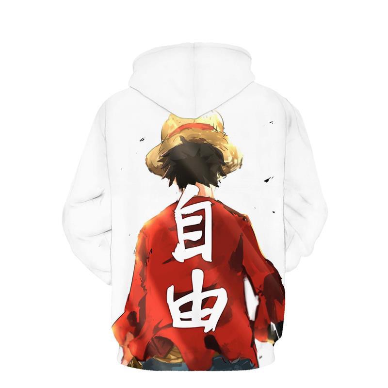 Áo hoodie nam in hình Anime One Piece Monkey D Luffy 3D | BigBuy360 - bigbuy360.vn