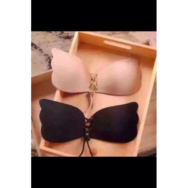 [Áo Lót Nữ] Áo dán nâng ngực tạo khe dây rút Áo ngực không dây