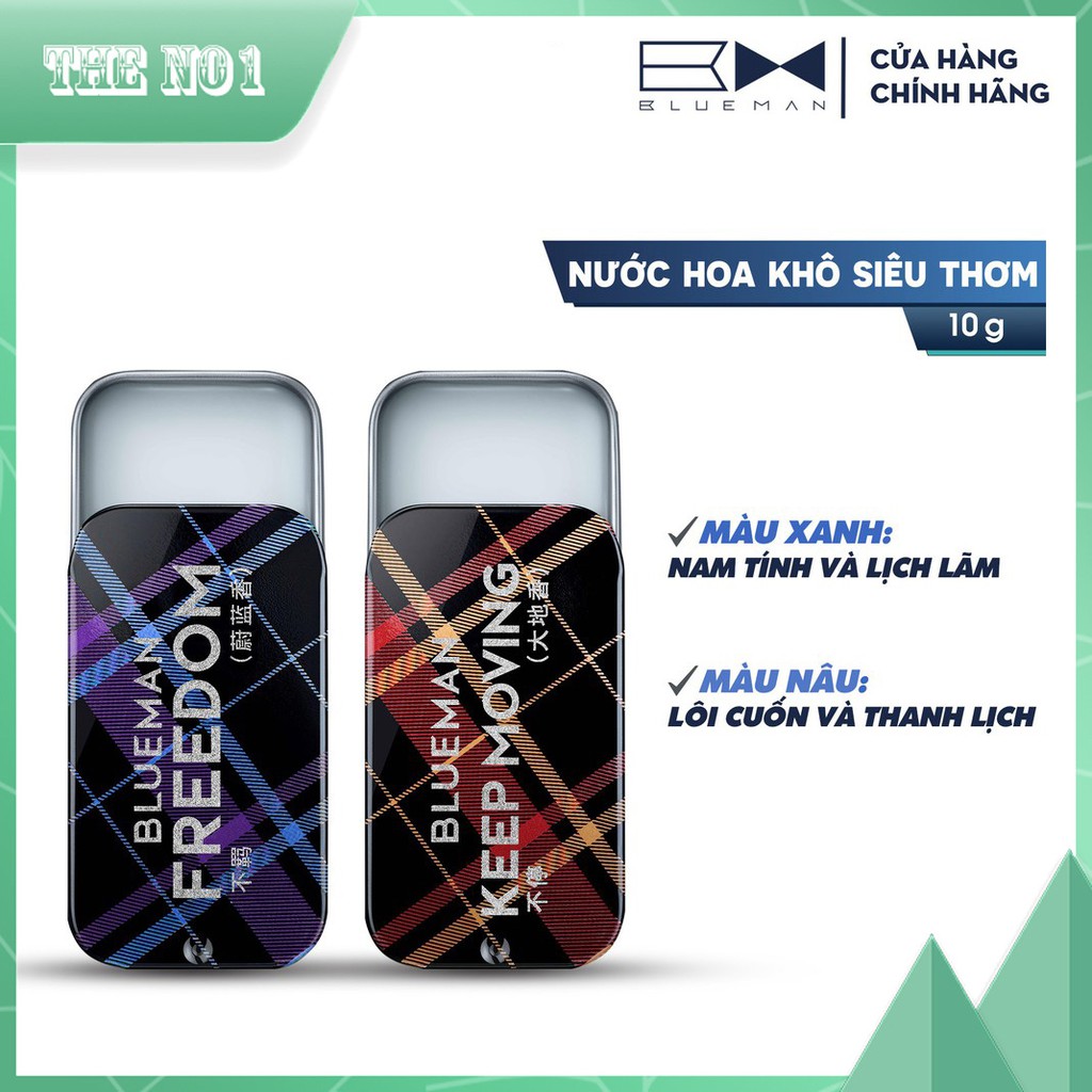 SÁP KHỬ MÙI DÀNH CHO NAM BLUEMAN SIÊU THƠM 10g [ CHÍNH HÃNG ]