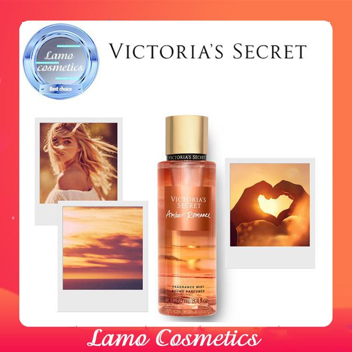 Xịt Thơm Toàn Thân Victoria’s Secret Mùi Amber Romance Chính Hãng 100%