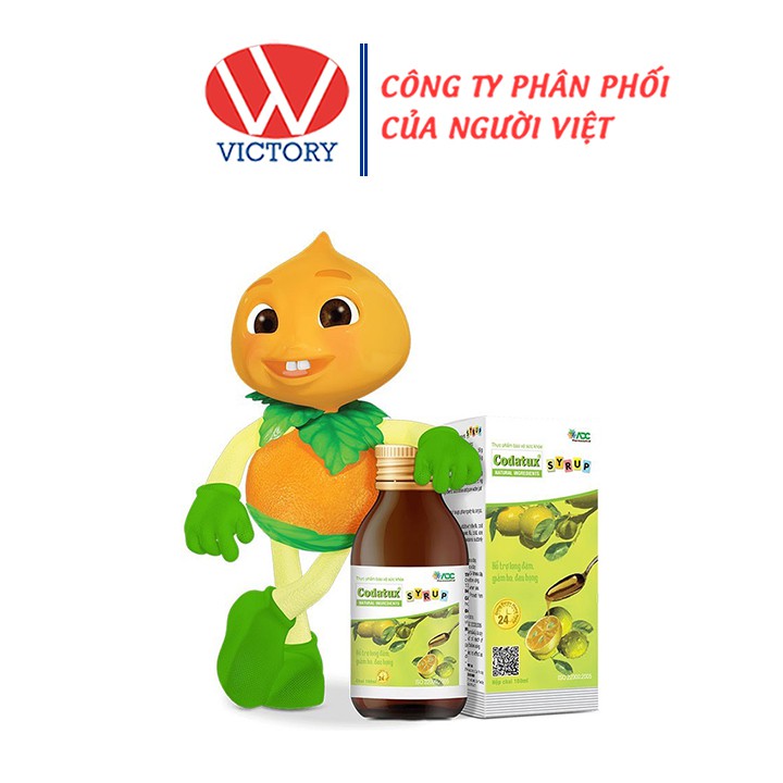 Codatux Syrup  - Giúp Giảm Ho & Viêm Họng - Victory Pharmacy