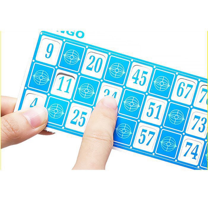[Freeship - 1 Đổi 1] (Loại To) Đồ chơi lồng quay lô tô Bingo Loto 90 số 24 phiếu cho bé, cho gia đình bạn