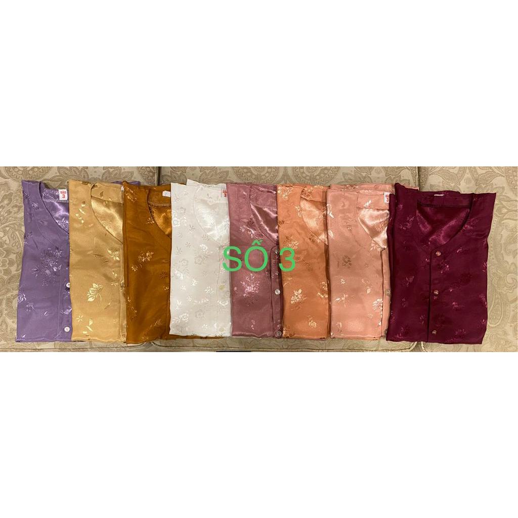 Áo Gấm Bà ba cho người Già