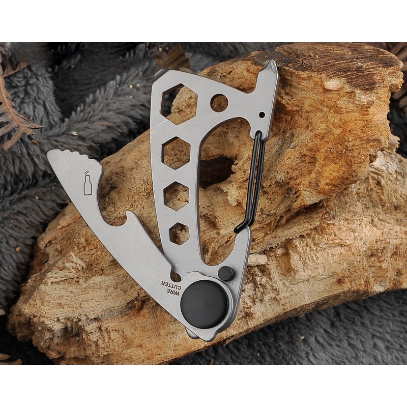 [ EDC 08 ] Móc khóa đa năng bằng thép không gỉ