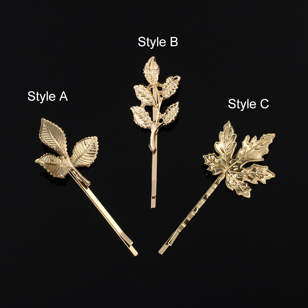 Kẹp tóc thời trang bằng kim loại long lanh cho phái nữ