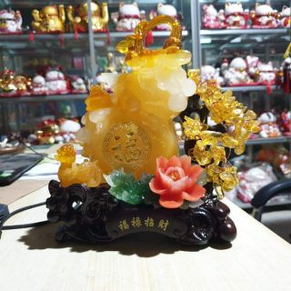 Hồ lô chiêu tài cao 31 cm ngang 25 cm