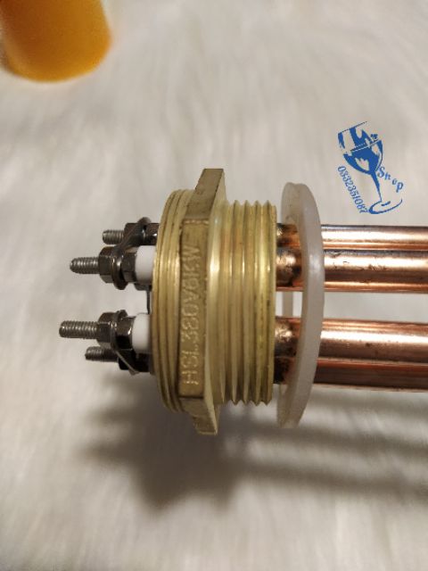 Thanh nhiệt nồi hơi , nấu rượu bằng đồng ,đầu zen đồng 48 dài 25cm