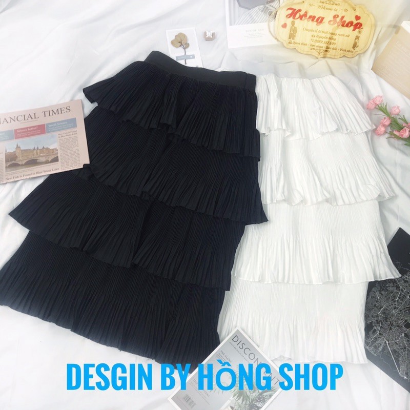 [FREESHIP] Chân váy 4 tầng nhún cao cấp dáng xòe HS6