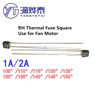 Yyt 100 Cái / túi RH cầu chì nhiệt quạt vuông động cơ cầu chì nhiệt 1A 2A 130 / 140 / 75 / 85 / 95 / 115 / 120 / 125 / 130 / 135 / 145 / 150 / 125 Độ