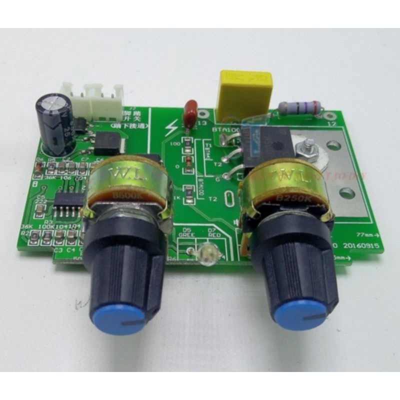 Mạch Timer Hàn Cell pin, BTA41 2 chiếc áp chỉnh công suất