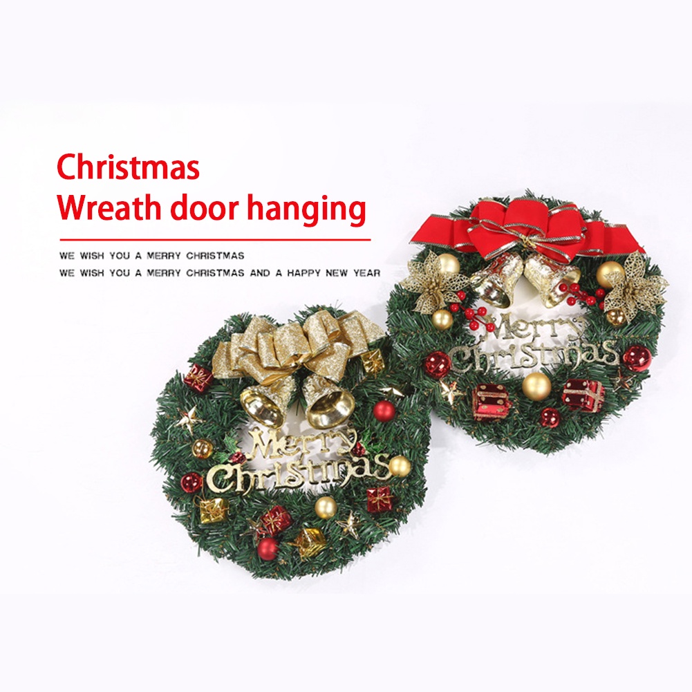 Giáng Sinh Vòng Hoa Với “Merry Christmas” Trước Cửa Đồ Dùng Trang Trí Giáng Sinh Cây Giáng Sinh Khung Cửa Trang Trí Bri