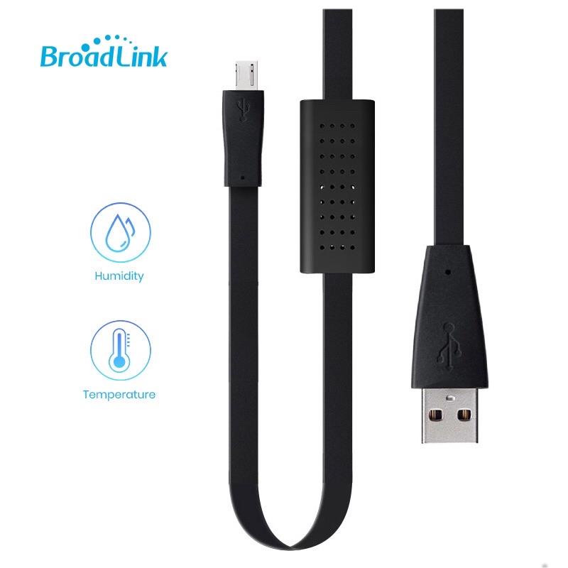Bộ Điều khiển hồng ngoại Broadlink RM4 mini + Cáp cảm biến HTS2 gh