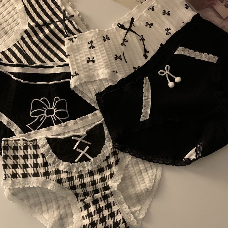Quần Lót Cotton Không Đường May Kháng Khuẩn Dễ Thương Phong Cách Nhật Bản
