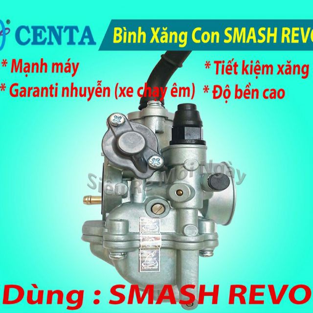 Bình Xăng Con Suzuki Smash Revo 110cc Hiệu Centa Chính hãng