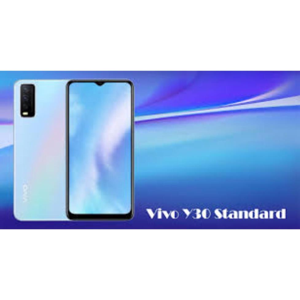 điện thoại Vivo Y30 Standard Edition 2sim ram 6G/128G, Camera sau: Chính 13 MP &amp; Phụ 2 MP, 2 MP, chiến Game nặng chất