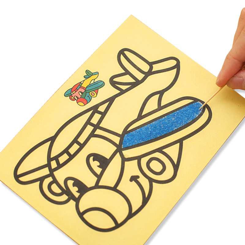 Tranh Cát Đáng Yêu Cho Bé Tập Làm Họa Sĩ