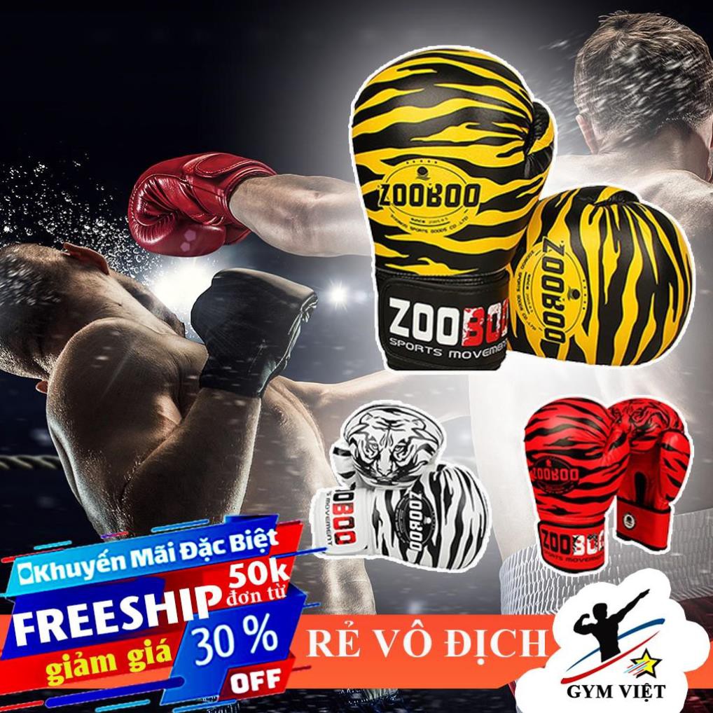 🎁 Găng tay boxing Zooboo ⚡FREE SHIP⚡ Găng tay đấm bốc [ new 2021 - HOT ]