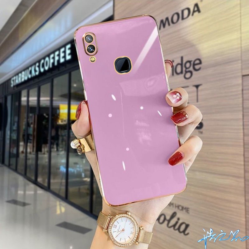 Ốp Điện Thoại Silicon Mềm Kết Cấu Sang Trọng Bảo Vệ Cho Vivo V11i Y95 Y91i Y91 V9 Y85 2022