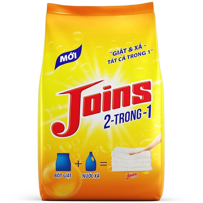 Bột giặt Joins 2,7Kg giặt & xã 2 trong 1 Hương Thơm Dịu Nhẹ (DATE MỚI)