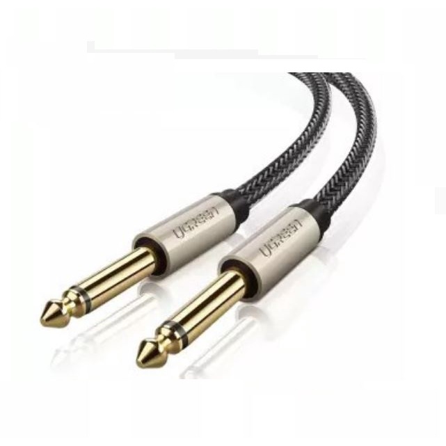 Cáp Audio 6.35mm Mono Jack Mạ Vàng Dài 2M Ugreen 10638