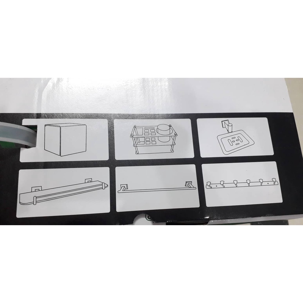 BỘ PHỤ KIỆN NHÀ TẮM VUÔNG THƯƠNG HIỆU TODA INOX 304 CAO CẤP ĐẦY ĐỦ 6 MÓN  MÃ: TD8500