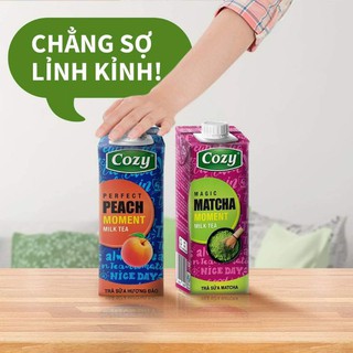 Trà sữa Cozy Moment đào 225ML