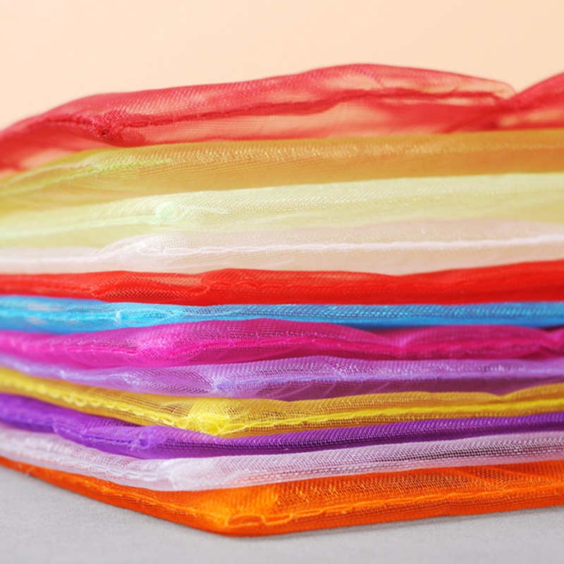 Túi Vải Organza Đựng Trang Sức Nhiều Màu Kích Thước 9x7cm