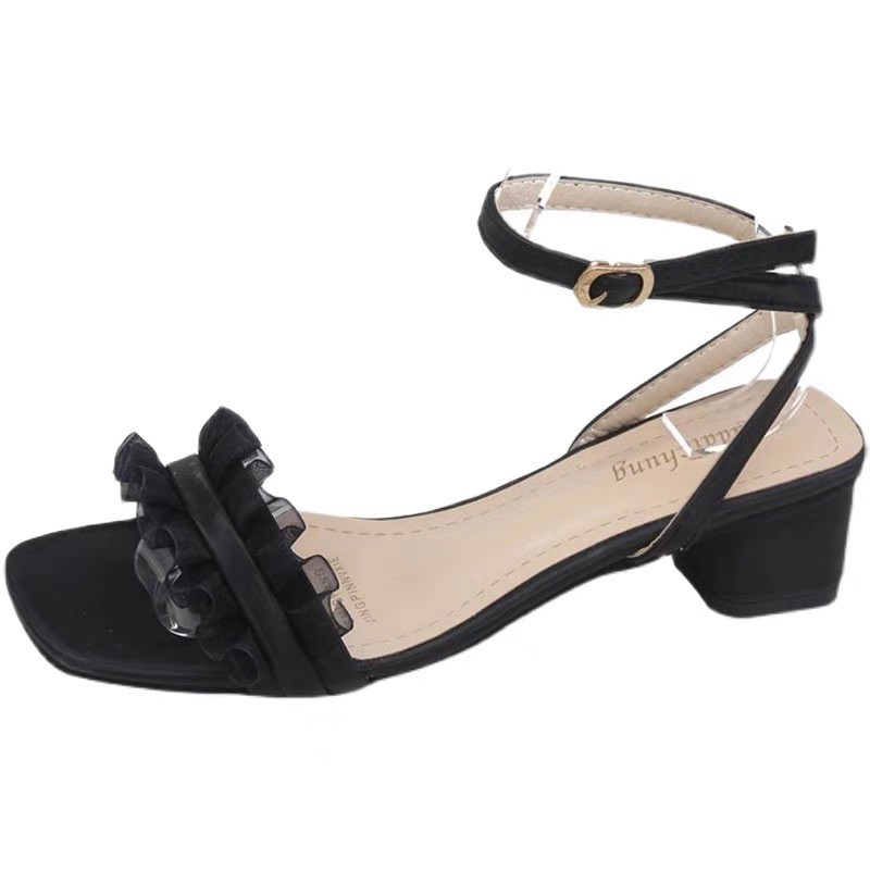 giày sandal bèo ren thời trang nữ