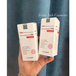 Serum dưỡng trắng và cấp ẩm Angel's Liquid 7Day Whitening Program Glutathione 700 V-Ample 30ml