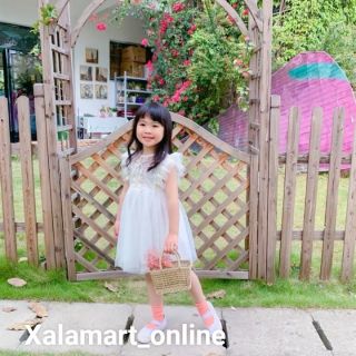 Giỏ cói mini cho bé gái