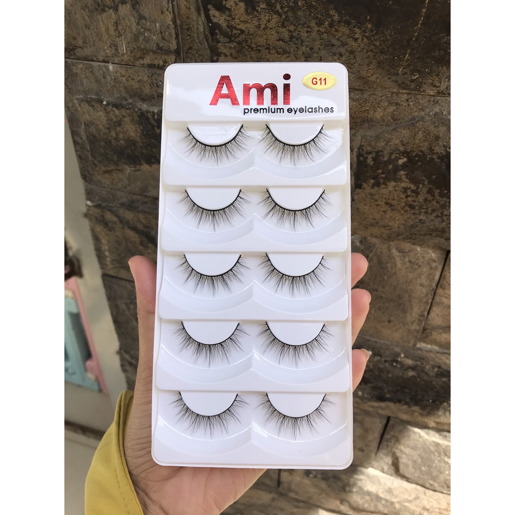 Mi giả cao cấp Ami Premium Eyelashes (5 cặp/hộp)