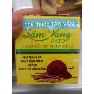 (CHÍNH HÃNG)CHĂM SÓC DA KEM THẢO DƯỢC ĐÔNG Y SÂM VÀNG 15G