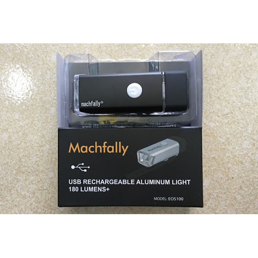 Đèn pha xe đạp Machfally EOS100 sạc USB 180 Lumen