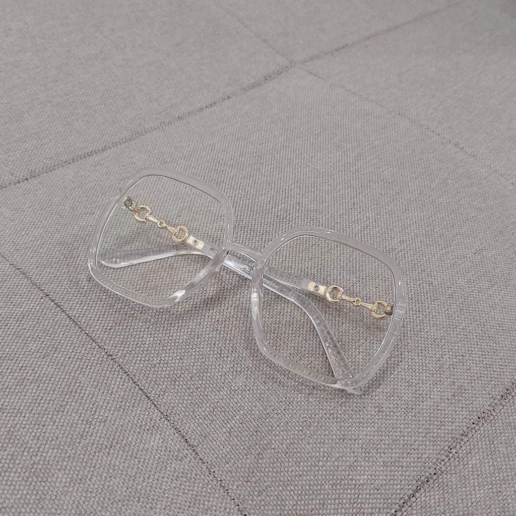 Kính Trắng Bản To Gọng Trong Suốt Thời Trang Cidu Mk25