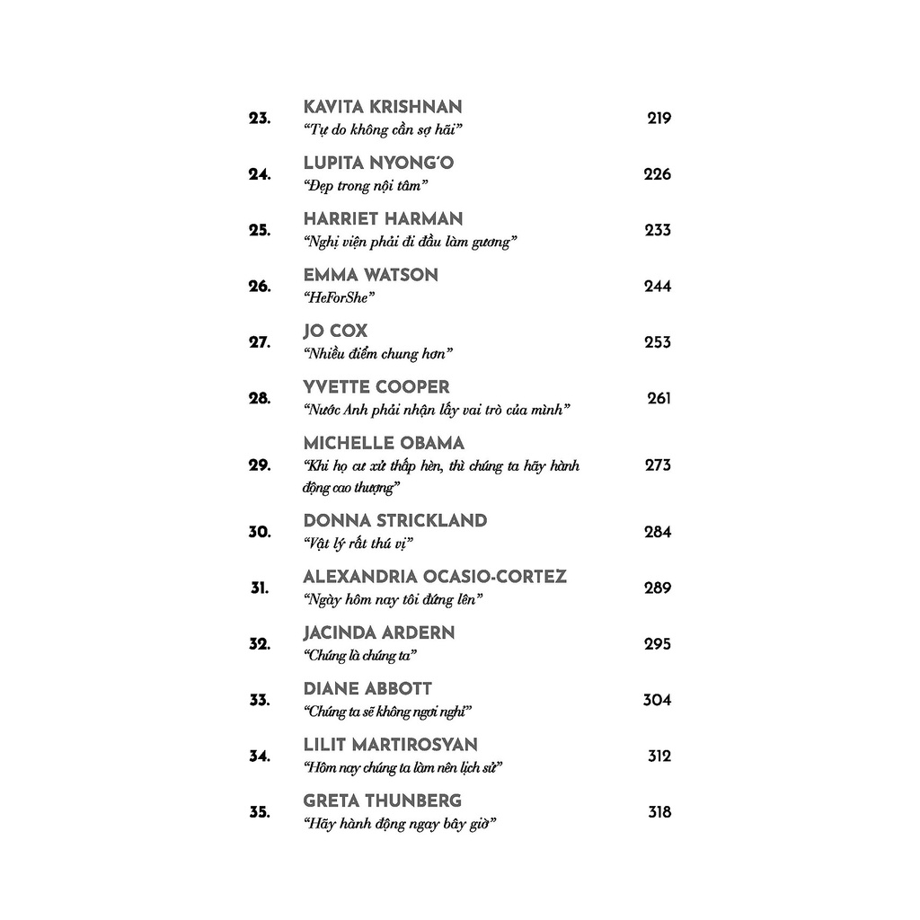 Sách - Khi Phụ Nữ Lên Tiếng - 35 Bài Diễn Văn Của Những Người Phụ Nữ Làm Thay Đổi Thế Giới