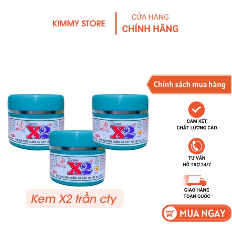 01 hộp kem dưỡng trắng da X2 đăng dương