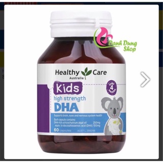 Viên uống DHA Healthy Care 60 viên (khử mùi tanh) mẫu mới