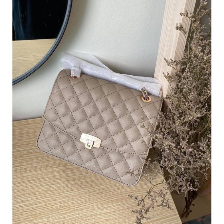 Túi ô trám da hạt size 24 bản chuẩn đẹp kèm ảnh thật hàng cao cấp