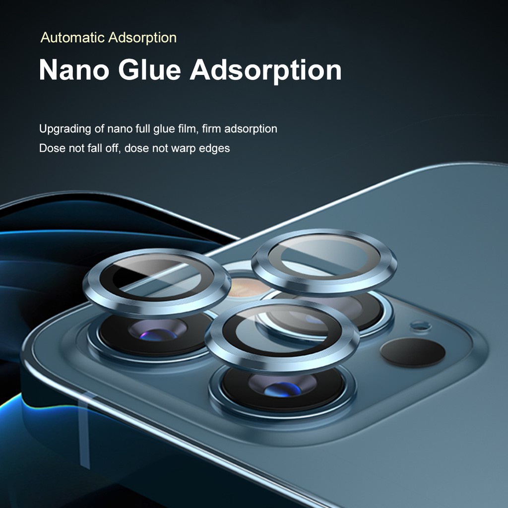 Kính Cường Lực Bảo Vệ Camera Sau Cho iPhone 11 12 13 14 15 Pro Max