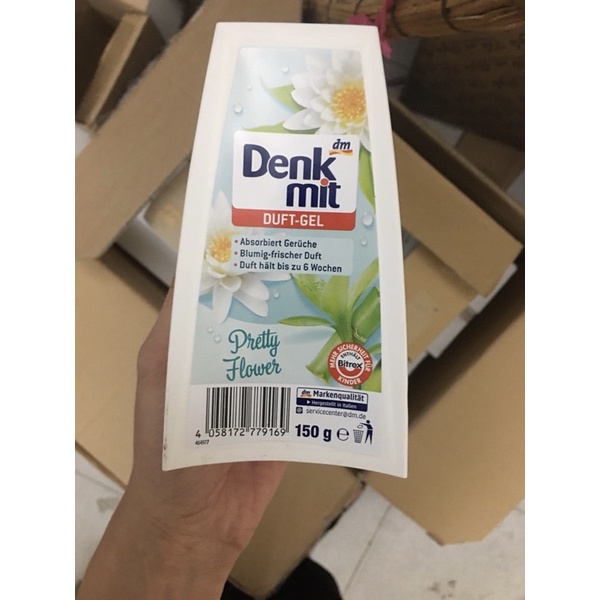 Sáp Thơm Phòng DENKMIT 150g Raumduft Gel Cosy Cotton HÀNG CHÍNH HÃNG